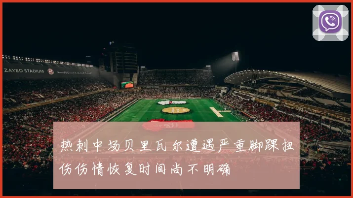 热刺中场贝里瓦尔遭遇严重脚踝扭伤伤情恢复时间尚不明确